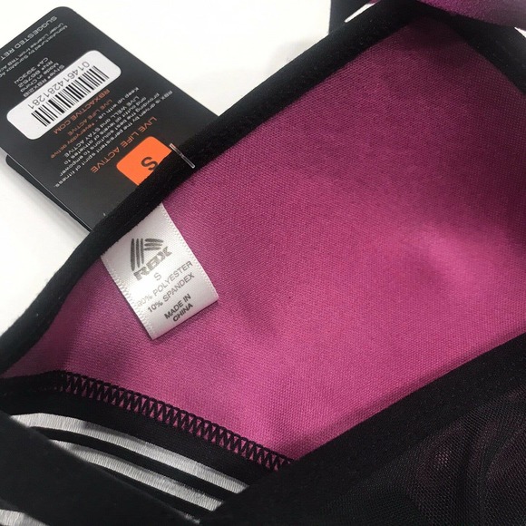 RBX Sports Bra Fashion Sports Bra Strappy Sports Bra Womens Small - Picture 9 of 9